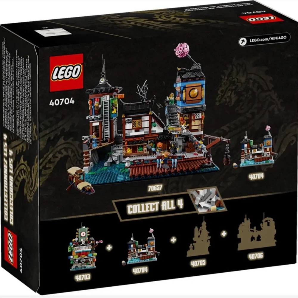 LEGO Ninjago 40704 Micro NINJAGO Docks Factory Sealed New in Box